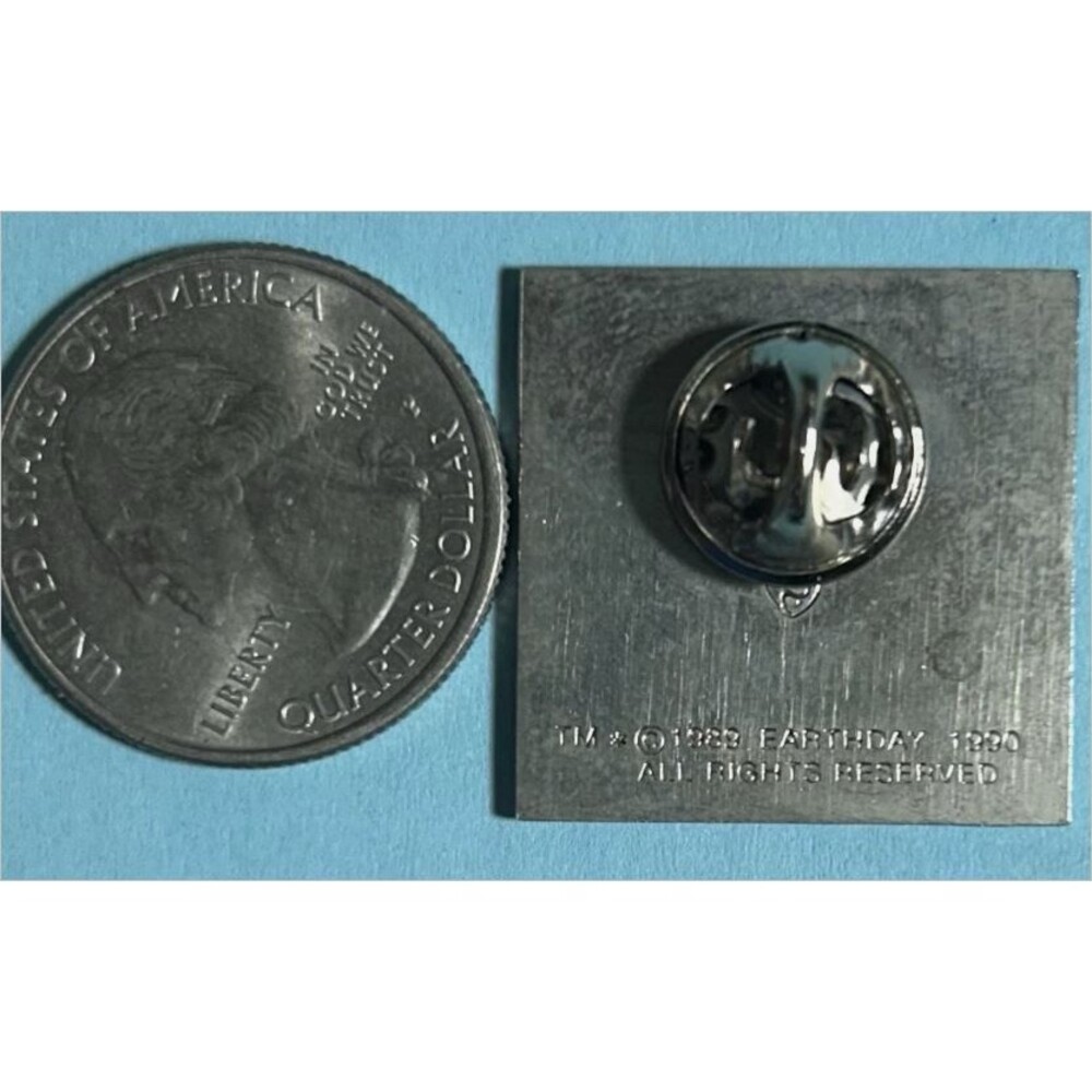 1990 EARTH Day Environmental lapel Pin - Picture 2 of 2
